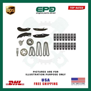 KIT CADENA DISTRIBUCIÓN BMW N47 D20 SUPERIOR INFERIOR Y BRAZO BASCULANTE JUEGO 16 PIEZAS 2.0 DIÉSEL - Imagen 1 de 1