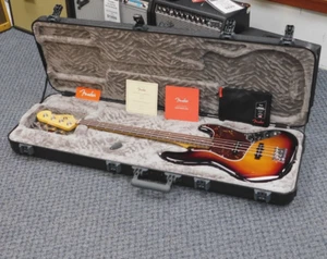 2024 Fender American Professional II Jazz Bass w/ Case! 3-Color Sunburst! NICE! - Picture 1 of 10