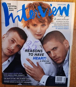 INTERVIEW Magazine 2005 Wentworth Miller Bryce Howard Topher Grace Conor Oberst - Picture 1 of 1