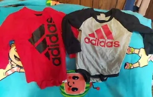 9 Month Adidas long sleeve bodysuits - Picture 1 of 3