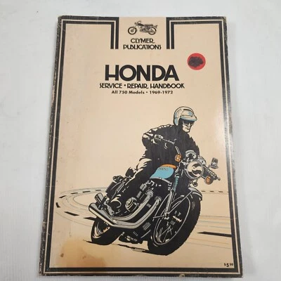 Libro manual de reparación de taller Clymer Honda 1969-1972 CB750 cuatro modelos Foto 1 de 4