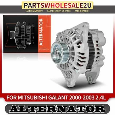 三菱 Galant 2000 - 2003 V6 2.4L 升 85Amp/12Volt 5-Groove 滑轮发电机 — 第 1/4 张图片