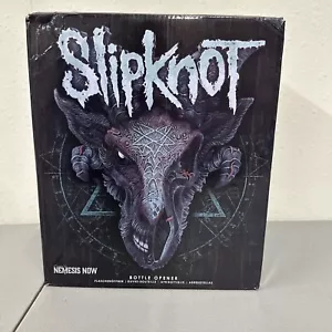 Nemesis Now Officially Licensed Slipknot Infected Goat Logo Wall Mounted Bottle - Picture 1 of 5