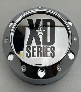 *USED KMC XD Series XD786/XD795 Chrome Snap In Wheel Center Cap 464K106 - Picture 1 of 3