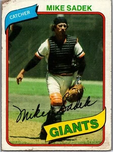 1980 Topps #462 Mike Sadek Gigantes de San Francisco - Imagen 1 de 2