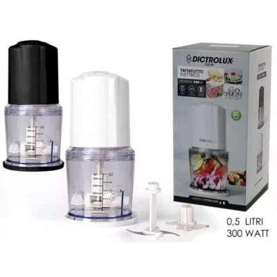 tritatutto frullatore elettrico da cucina trita tutto mini robot da cucina 500ml - Immagine 1 di 4