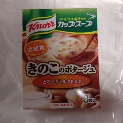 Knorr Ajinomoto Cup Soup Mushroom Potage 3cups from Japan  - Image 1 of 2