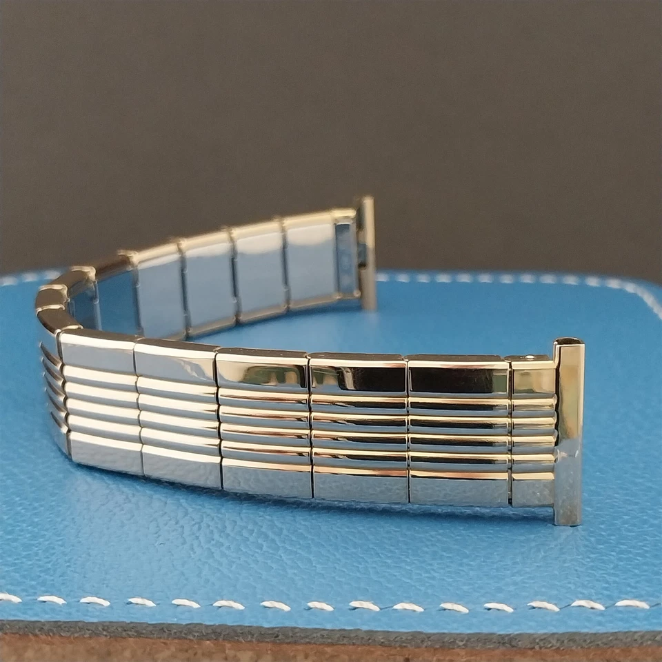 Vintage 19mm 18mm 16mm Gold-Fill 1950s Gemex Mainline Classic Unused Watch Band - Image 1 of 4