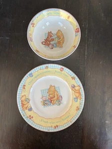 Royal Doulton Winnie The Pooh Plate And Bowl - Picture 1 of 6