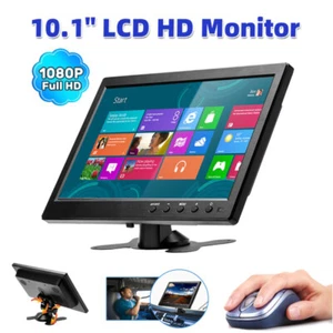 10.1 inch LCD Monitor Mini TV Computer Display PC TV Display AV VGA BNC HDMI UK - Picture 1 of 11