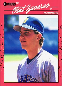 1990 - Donruss --- CLINT ZAVARAS --- Card # 662 --- Seattle Mariners - Picture 1 of 2