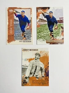 Christy Mathewson Diamond Kings Parallel Baseball Card Insert Lot (x3) HOF - Picture 1 of 2