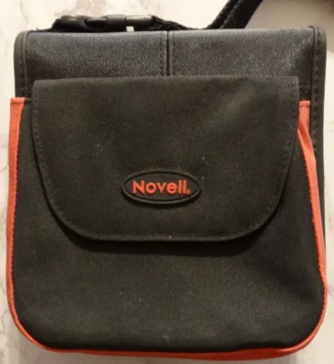 Novell - Case Black with Red Stripe - holds 20 CD's & extra front Pocket - Image 1 of 4