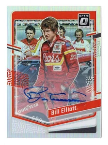 Bill Elliott 2024 Donruss Optic Racing SILVER PRIZM AUTOGRAPH (#9 Coors Team) Si - Picture 1 of 2