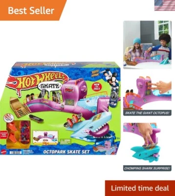 Skate Octopus Skatepark Playset with Tony Hawk Fingerboard & Removable Shoes - Image 1 of 4