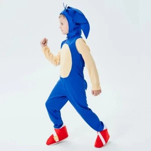 Costume Carnevale Sonic bambini 105-145 cm - Foto 1 di 7