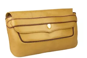 Cartier Must Line Cuero Mostaza Bolso sin asas Accesorios Bolsa Bolso de mano Francia - Imagen 1 de 24