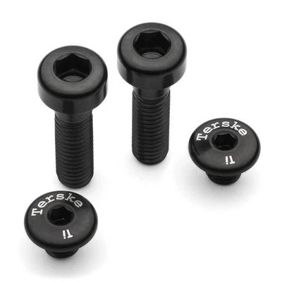 Kit de pernos de palanca de freno de disco Terske Titanium negro | Shimano XTR/XT/SLX/Deore Foto 1 de 3