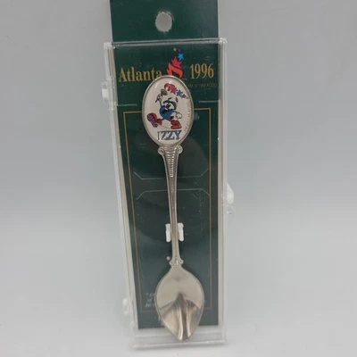 1996 ATLANTA Olympics Silver Souvenier IZZY Spoon in Original Package - Image 1 of 3