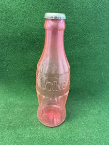Pink Coke Bottle Bank COCA COLA Plastic Bottle Shaped 22.75" x 7" - Picture 1 of 5