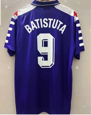 *Maglia FIORENTINA 98-99 BATISTUTA 9 CALCIO CAMISETA JERSEY RUI COSTA - Immagine 1 di 4
