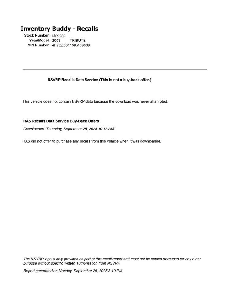 Guardabarros Driver Moldura Pintada Acabado Suave Se Adapta 01-06 MAZDA TRIBUTE 4911 Foto 1 de 1