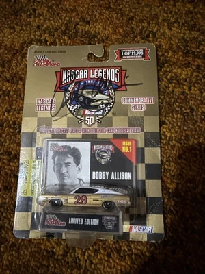 Bobby Allison Racing Champions 1998 NASCAR 1:64 Diecast Rare New AUTOGRAPHED - Image 1 of 4