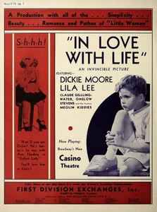 16mm IN LOVE WITH LIFE (1934)---RARE B/W Pre-Code Feature Film. - Picture 1 of 17