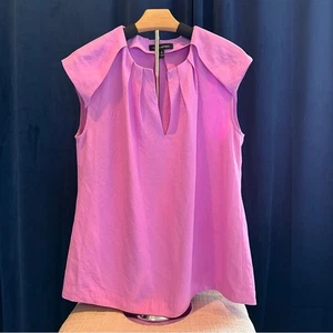 Banana Republic Purple Blouse with Modern Silhouette - Picture 1 of 11