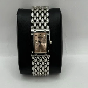 19mm Working Ladies Censi Collection Silver Tone Japan Quartz Watch 6.75 Inches - Picture 1 of 21