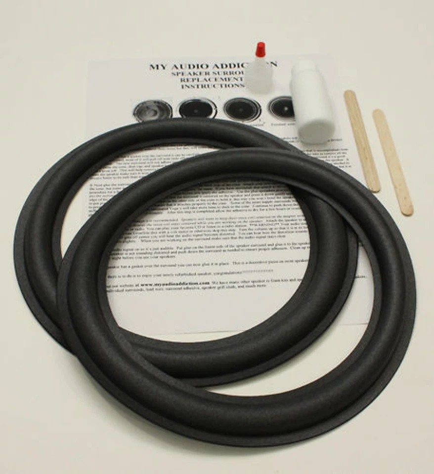 AUDIO ADDICTION Surround Repair Kit For JL AUDIO 10w0, 10w3, 10w3v.2, 10w4, 10w6, 10w8, 10w