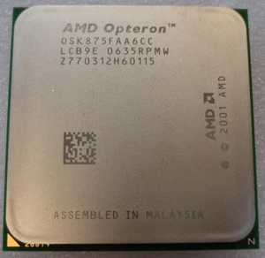 AMD Dual-Core Opteron 875 HE - OSK875FAA6CC 2.2 90 RTB DAYS WARRANTY - Picture 1 of 1