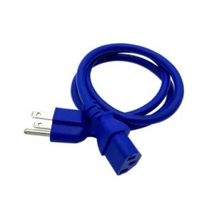 3ft Blue Power Cord for SONY PLAYSTATION 4 PS4 PRO VIDEO GAME CONSOLE - Picture 1 of 1