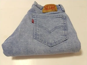 Levi 511 slim straight leg light wash jean tag size 28x30 actual size 28x28.5 - Picture 1 of 15