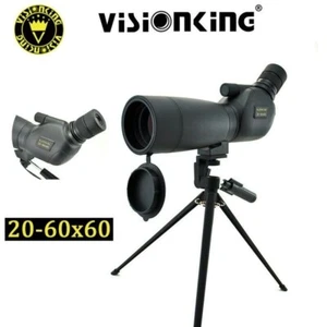 Visionking 20-60x60 Spotting scope Waterproof Monocular Telescope W / Tripod  - Picture 1 of 8