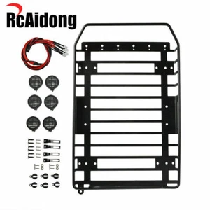 Baca de techo de metal RcAidong con luz para oruga RC Axial Traxxas TRX4 GEN8 GEN7 - Imagen 1 de 10