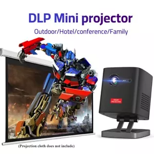 CA-S8 Mini Projector,Outdoor portable, supports HD built-in battery 600ANSI HD - Picture 1 of 24