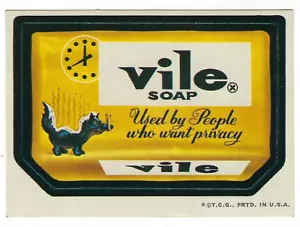 1973 Topps Wacky Packages 2nd Series 2 VILE SOAP tb nm - Picture 1 of 1