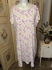 Vintage Nightgown Short Sleeves L - Picture 1 of 11