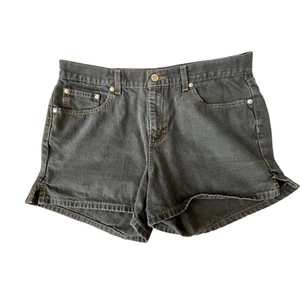 Calvin Klein Shorts Girls 12 Black 100% Cotton High Rise Denim (W24 L4) - Picture 1 of 5