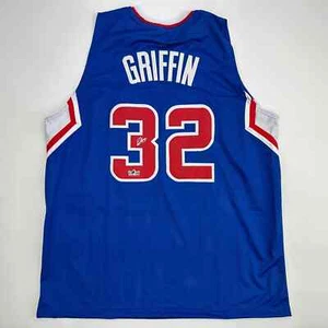 Facsimile Autographed Blake Griffin Los Angeles LA Blue Reprint Jersey Men's XL - Picture 1 of 4