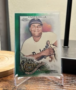 Roy Campanella 2022 Topps Allen & Ginter Chrome Green Refractor #’d 41/99, #123 - Picture 1 of 2