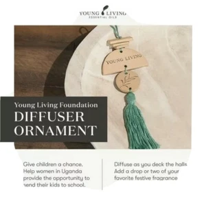 Young Living Ornament Clay Tassel Essential Oils Diffuser Christmas Holiday 2020 - Picture 1 of 4