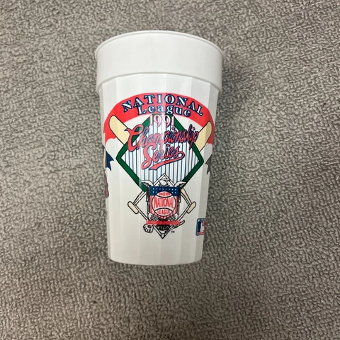 Vintage Pittsburgh Pirates Atlanta Braves Cup National League Championship VTG Cover