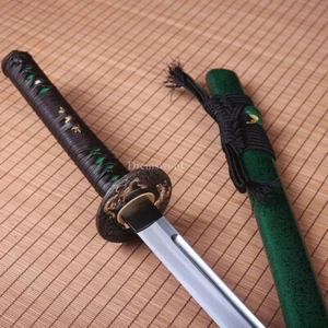 Handmade 1095 High Carbon Steel Katana Japanese Samurai Sword Triangle Bo-hi - Picture 1 of 17