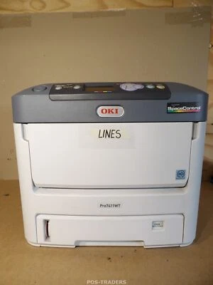 OKI Pro7411WT stampante elettrofotografica digitale 4 LED a colori LAN - LINEE - Immagine 1 di 4