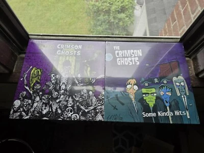 Crimson Ghosts Some Kinda Hits & Earth EP Vinyl Records Misfits Samhain Danzig - Image 1 of 2