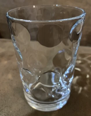 Mirage by Pasabahce Clear Juice Glass Indented Dots No Trim Single Replacement - Image 1 of 4