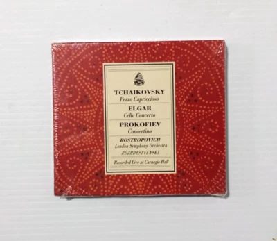 Tchaikovsky, Elgar, Prokofiev : Rostropovich, Rozhdestvensky - CD - NEW - Image 1 of 2