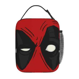 Deadpool Eyes Insulated Lunch Bags Thermal Bag Tote Lunch Box Beach Picnic Bag - Picture 1 of 15